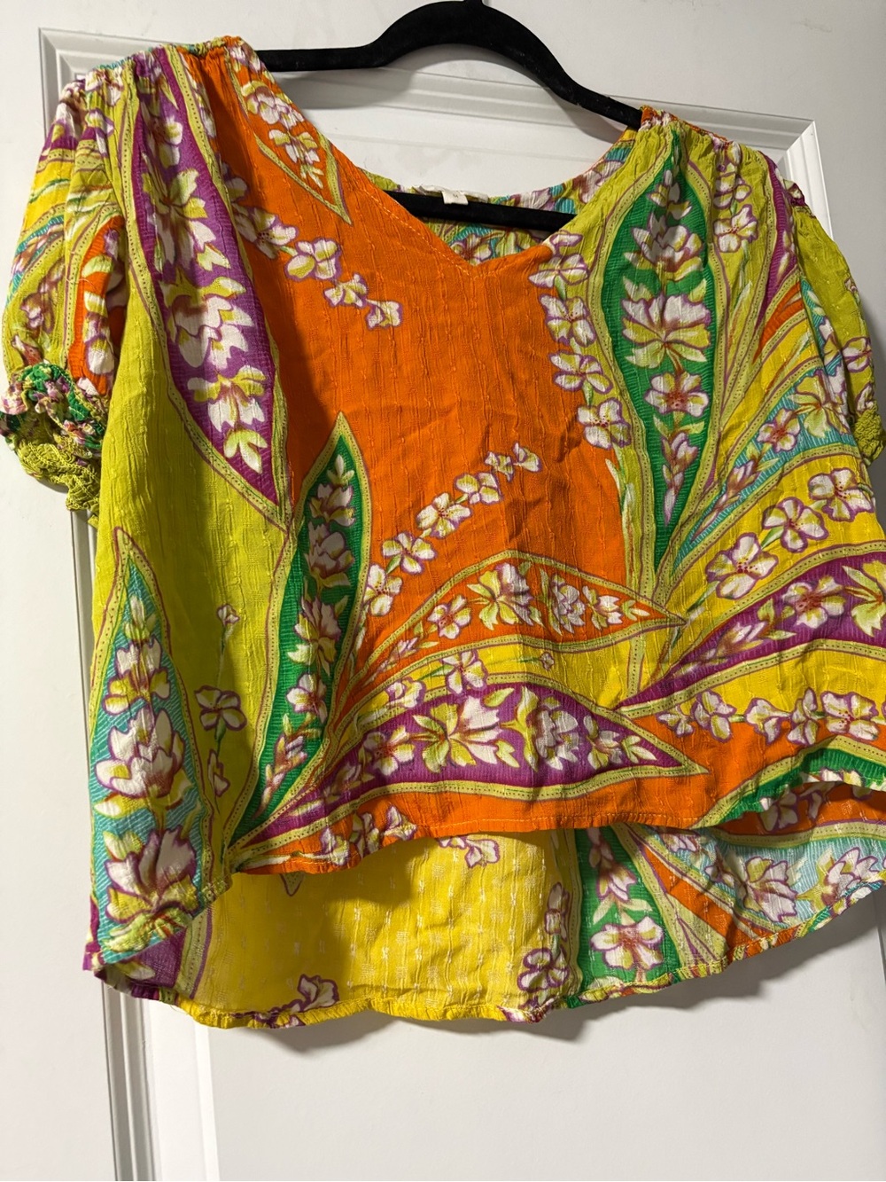 Haute Hippie
Bright Floral V-Neck Women's Top